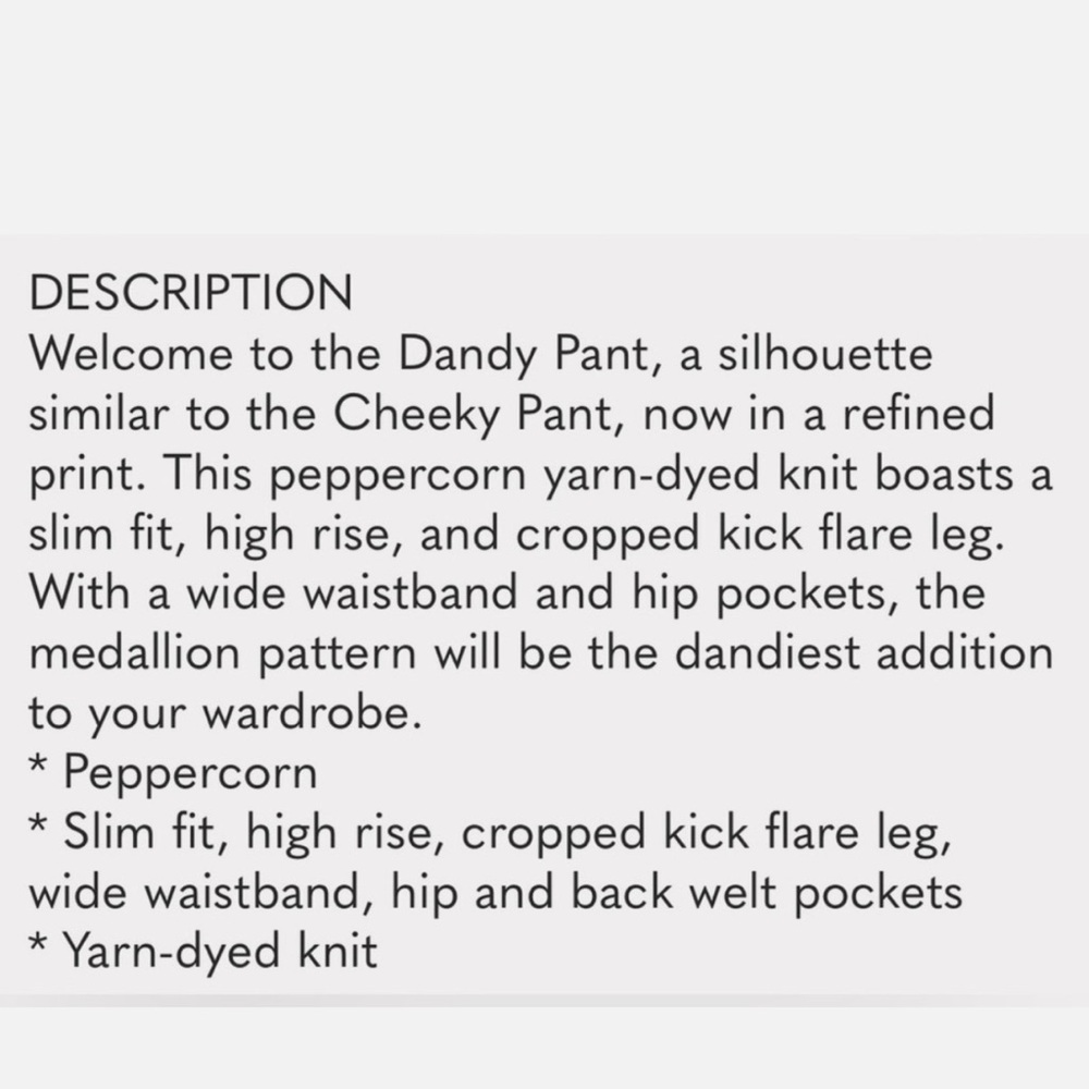 CAbi Dandy Pants, size M - Picture 11 of 11